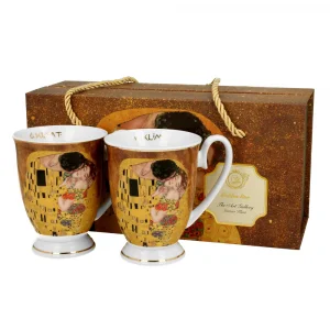 Комплект за чай The Kiss inspired by Gustav Klimt - Golden Line