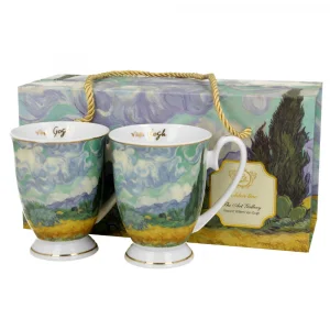 Комплект за чай Wheat Field inspired by Van Gogh - Golden Line