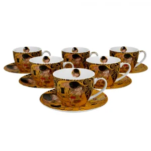 Комплект за чай Gustav Klimt Collection - The Kiss Brown