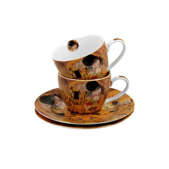 Комплект за кафе Gustav Klimt Collection - The Kiss Classic на супер цена от Neostyle.bg