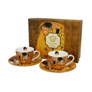 Комплект за кафе Gustav Klimt Collection - The Kiss Classic