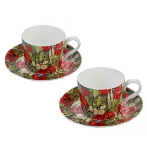 Луксозен сервиз за чай Poppies Lancaster