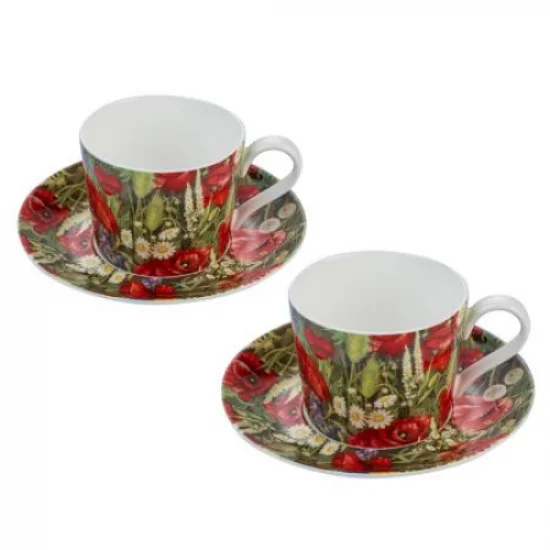 Луксозен сервиз за чай Poppies Lancaster на супер цена от Neostyle.bg