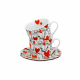 Луксозен Комплект за чай Cat’s World Hearts на супер цена от Neostyle.bg