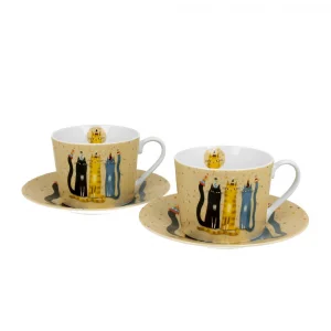Луксозен сервиз за чай/кафе Cat’s World Party