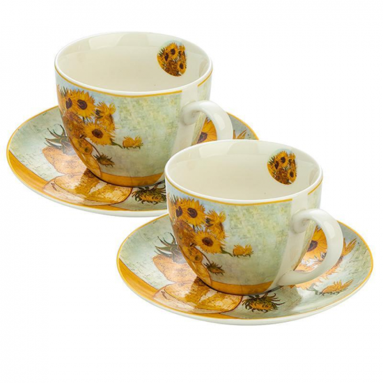 Сервиз за чай Van Gogh Collection - Sunflowers на супер цена от Neostyle.bg