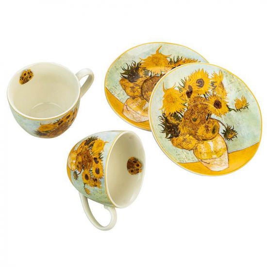 Сервиз за чай Van Gogh Collection - Sunflowers на супер цена от Neostyle.bg