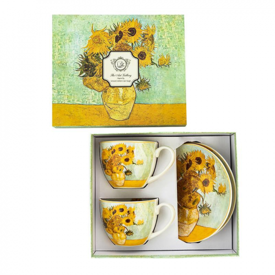 Сервиз за чай Van Gogh Collection - Sunflowers на супер цена от Neostyle.bg