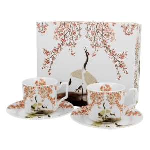 Сервиз за кафе Japan Collection - Sakura & Cranes