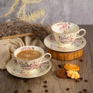 Комплект от две чаши + две чинийки