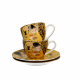 Комплект за кафе Gustav Klimt Collection - The Kiss Brown на супер цена от Neostyle.bg