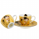 Комплект за кафе Gustav Klimt Collection - The Kiss Ecru на супер цена от Neostyle.bg