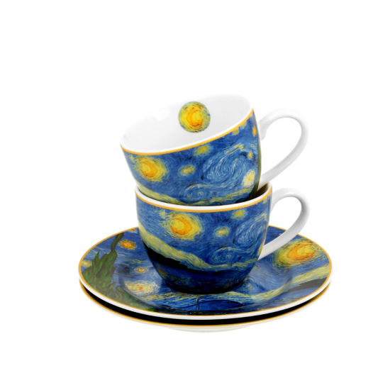 Комплект за кафе Van Gogh Collection - Starry Night на супер цена от Neostyle.bg