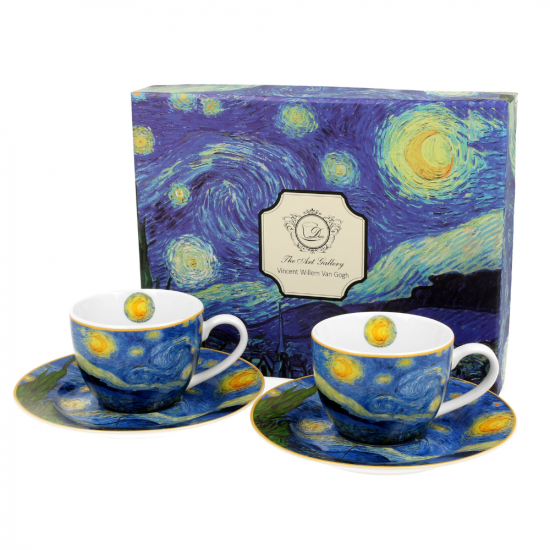 Комплект за кафе Van Gogh Collection - Starry Night на супер цена от Neostyle.bg