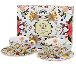 Комплет от две чаши + две чинийки While by William Kilburn