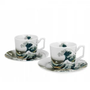 Сервиз за кафе Hokusai Katsushika Collection - The Great Wave