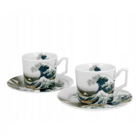 Сервиз за кафе Hokusai Katsushika Collection - The Great Wave на супер цена от Neostyle.bg