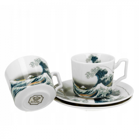 Сервиз за кафе Hokusai Katsushika Collection - The Great Wave на супер цена от Neostyle.bg