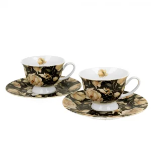 Сервиз за кафе English Roses Black