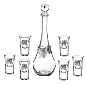 Луксозен сет за ракия "Лоза"