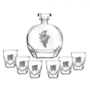 Луксозен сет за ракия "Грозд"