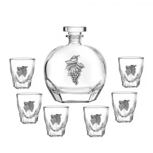 Луксозен сет за ракия "Грозд"