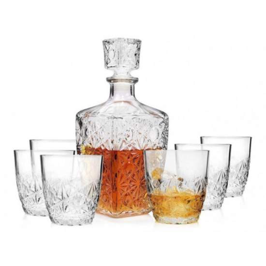 Сервиз за Уиски в дървена кутия Whisky Gift Sets на супер цена от Neostyle.bg