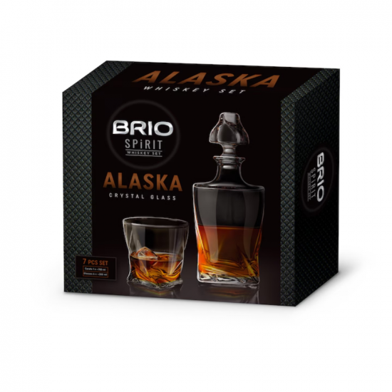 Комплект за уиски с гарафа Brio Alaska на супер цена от Neostyle.bg