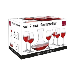 Комплект декантер Somelier с 6 чаши за червено вино на супер цена от Neostyle.bg