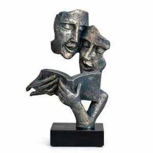 Декоративна статуетка лица с книга