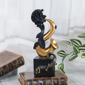 Декоративен статуетка саксофонист