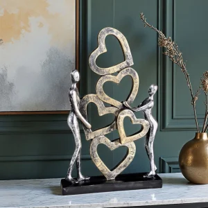 Декоративна статуетка влюбени със сърца Любовна магия