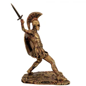Статуетка на Хектор с меч и щит