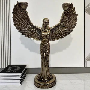 Декоративен Свещник Изида, египетска богиня