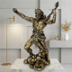 Декоративна Луксозна статуетка на бог Зевс, държащ мълния в ръка, с бронзов завършекстатуетка - Зевс на супер цена от Neostyle.bg