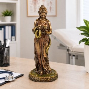 Луксозна Фигура на Хигия с Бронзово Покритие