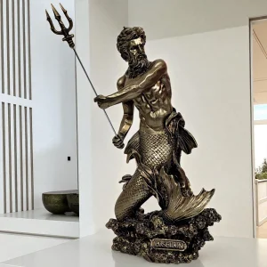 Луксозна статуетка Посейдон