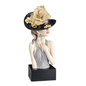 Декоративна статуетка - Жената с шапката