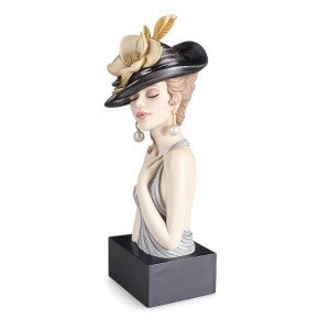 Декоративна статуетка - Жената с шапката