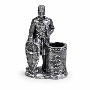 Поставка за химикали с декоративна фигура рицар тамплиер