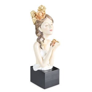 Декоративна статуетка - Момичето с цветята