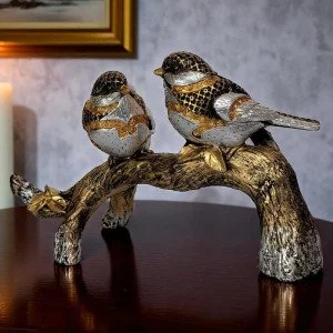 Луксозна фигурка "Двойка птици"