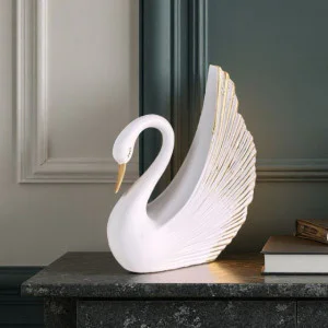 Декоративна статуетка - Бял лебед