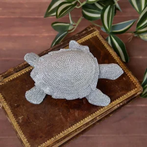 Сребърна фигурка костенурка