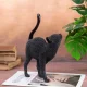 Стилна черна котка статуетка - декоративен предмет за интериор