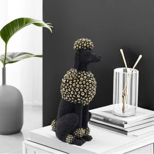 Модерна статуетка фигура на куче пудел