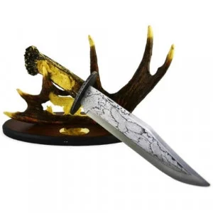 Трофеен нож с настолна поставка