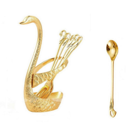К-т лебед с лъжички Golden Feathers на супер цена от Neostyle.bg