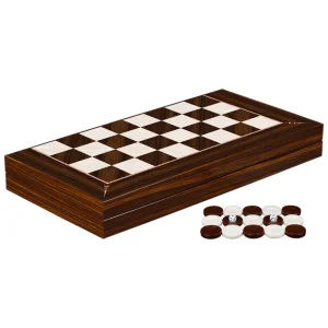 Голям дървен шах с фигури и табла Premium Walnut