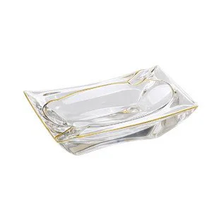 Декоративен пепелник от масивно стъкло